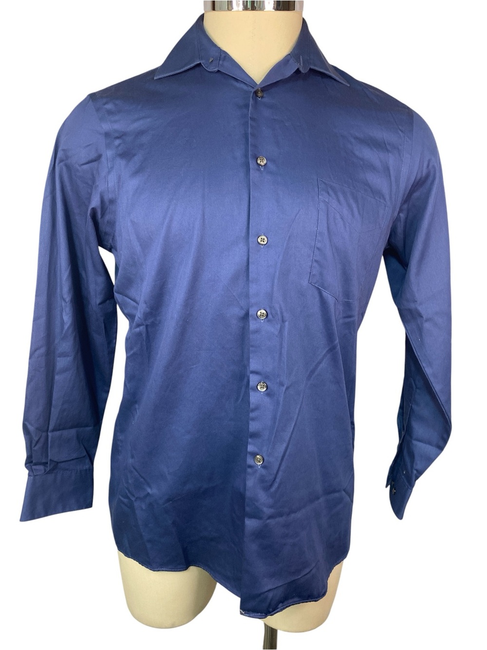 Van Heusen Blue Classic Long-Sleeve Dress Shirt Men’s 15-32/33